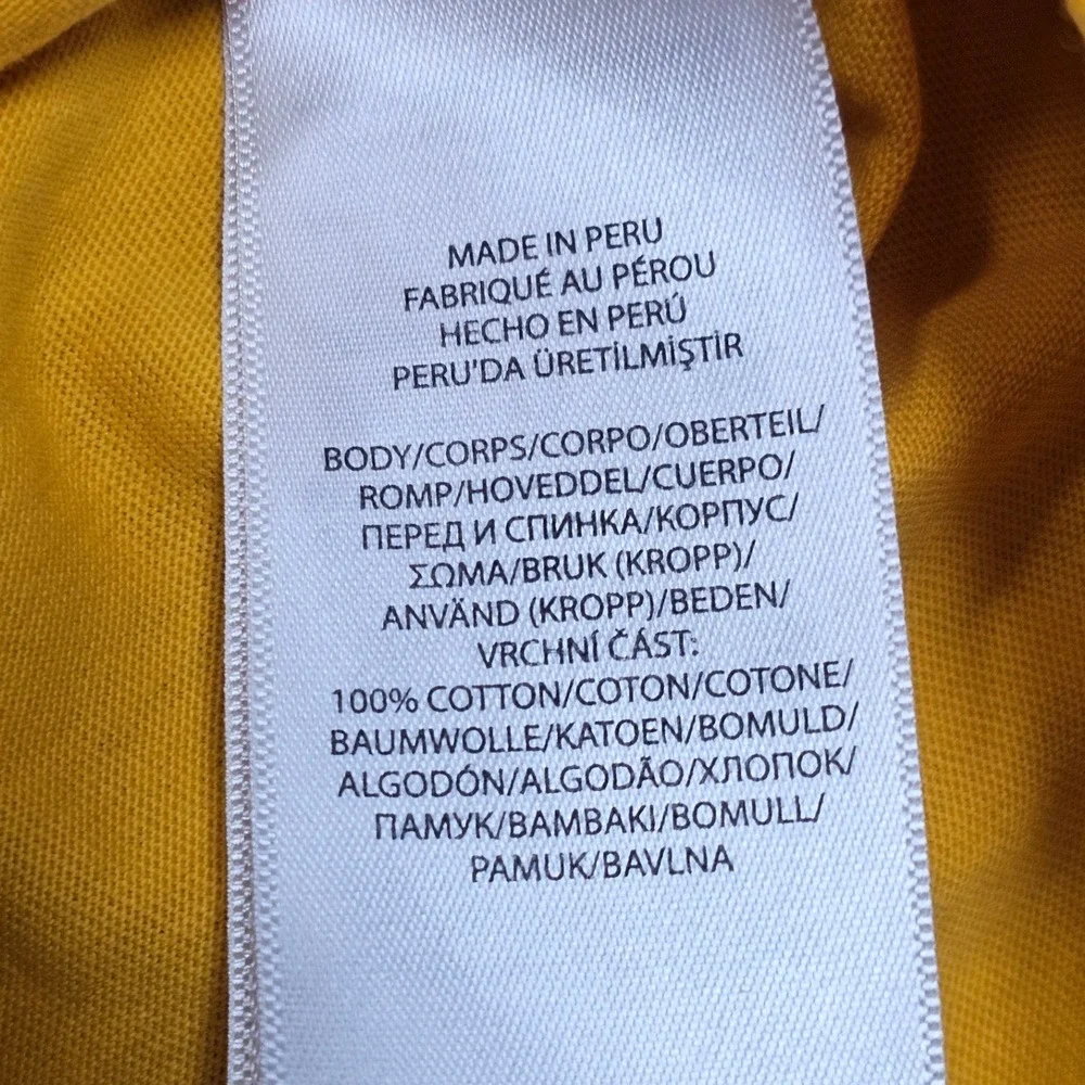 Polo Ralph Lauren T-Shirt 2LT Big Pony Classic Fit Graphic Tee Crewneck Yellow
